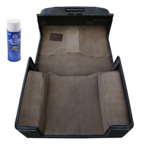 Jeep Wrangler TJ Carpet Kit - Front and Rear - Rugged Ridge - Deluxe w/ Adhesive - Honey - `97-`06